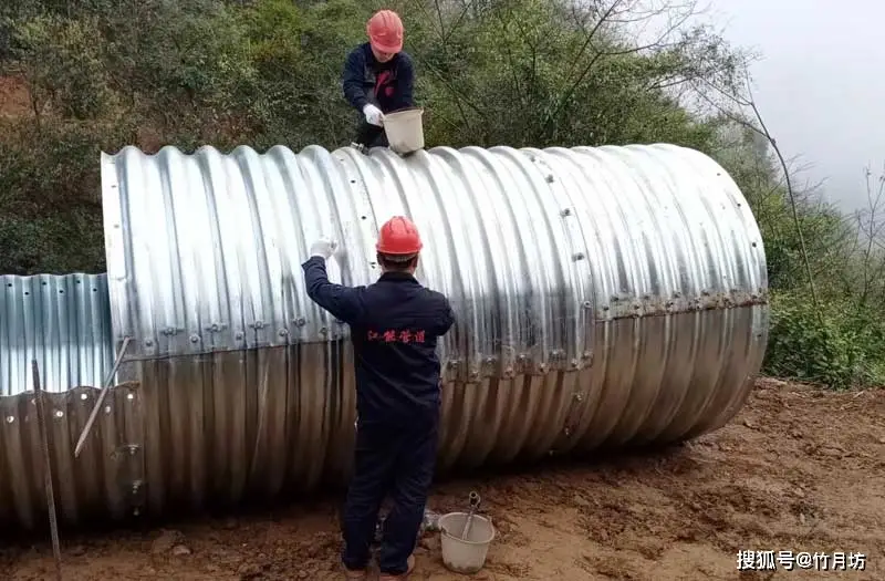 舊涵洞改造：鋼波紋管涵讓不修路也能換新涵的解決方案！